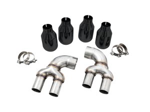 BMW 3 Series Performance Exhaust - AWE Tuning - OE-Config-To-Quad Tip Conversion Kit - Diamond Black - `19-`27